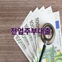 전업주부대출 '정식등록업체' 통해서 대출진행 상담 받아보자