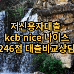 저신용자대출 kcb246점 저신용소액대출 nice246점 저신용비대면대출 나이스246점 신용대출가능한곳