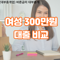 여성 월변300만원대출 소액300만원대출 개인돈300만원 비대면300만원