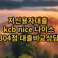 저신용자대출 kcb304점 저신용소액대출 nice304점 저신용비대면대출 나이스304점 신용대출비교상담