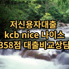 저신용자대출 kcb358점 저신용소액대출 nice358점 저신용비대면대출 나이스358점 신용대출비교상담