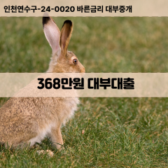 368만원대부대출 368만원비대면대출 368만원소액대부업체 368만원급전대출개인돈 368만원월변대출