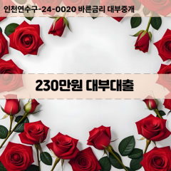 230만원빠른돈 230만원급한대출 230만원당일대출 230만원비대면무방문 230만원비교대출상담